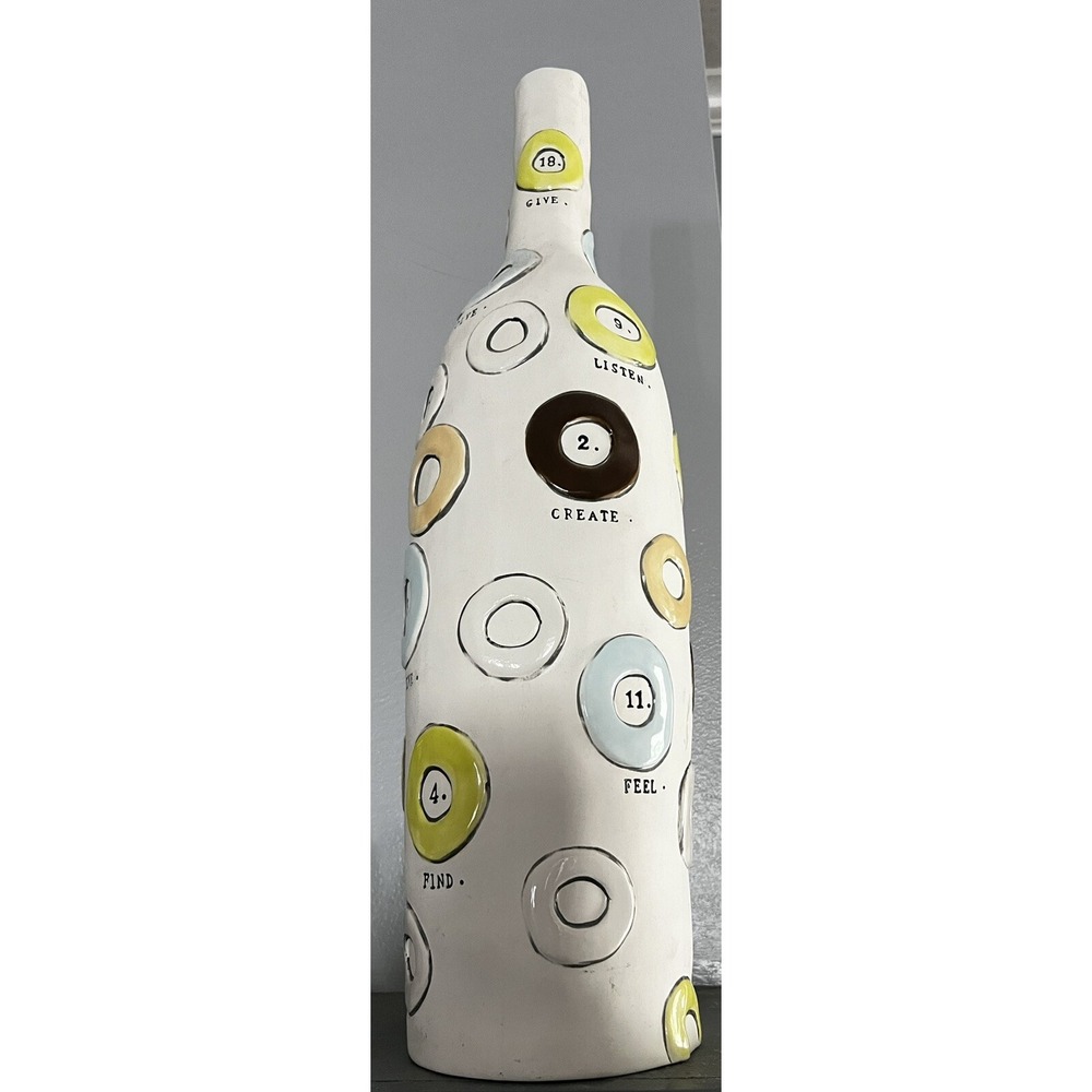Rae Dunn Vintage Boutique Washers Vase Vintage Rare HTF ##